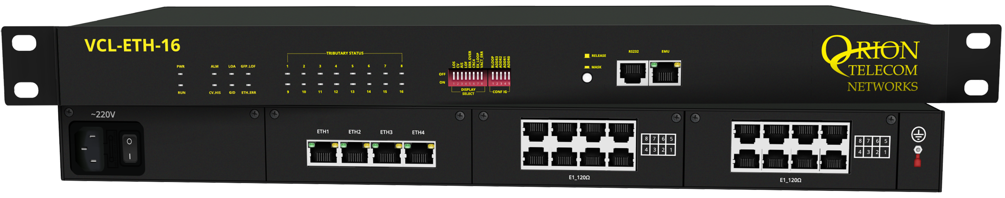 Ethernet over 4 E1 Converter