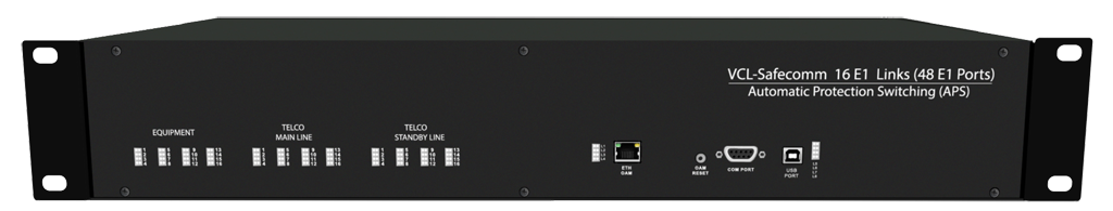 VCL-SafeComm, 16 E1 Links (48 E1 Ports)