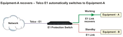E1 Failover (E1 Automatic Protection) Switch