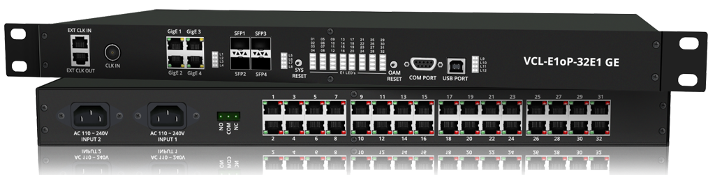 VCL-E1oP' E1 over Packet (32 E1 Port GE Version)